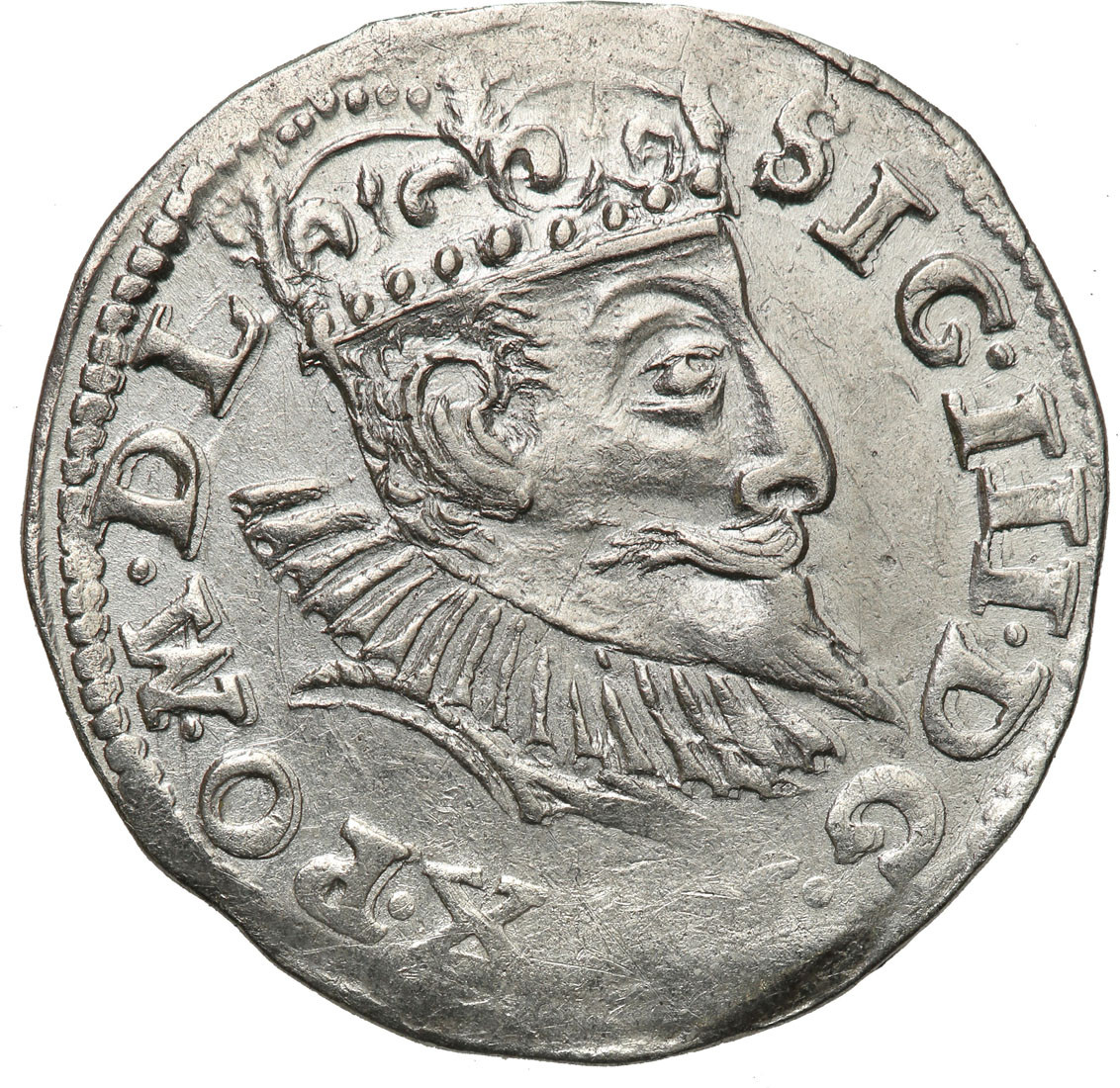 Zygmunt III Waza. Trojak (3 grosze) 1597, Poznań - ŁADNY